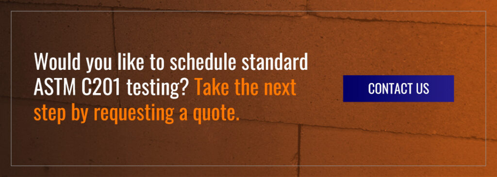 ASTM C201 quote request